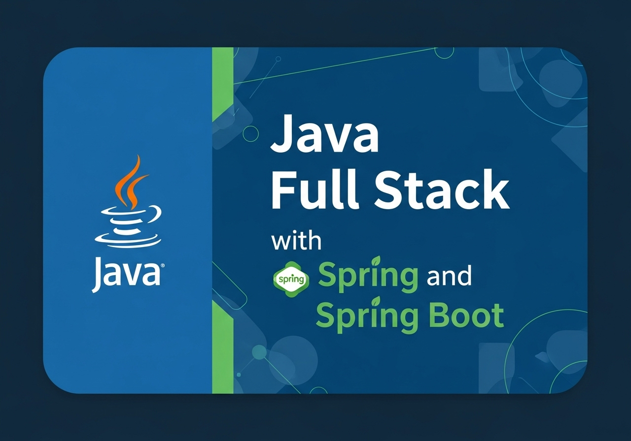 Java Full Stack Developer Program